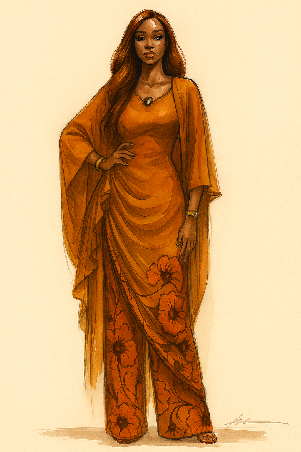 Kiha set ocre