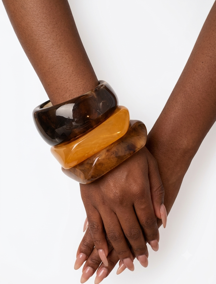 Bracelets en résine
